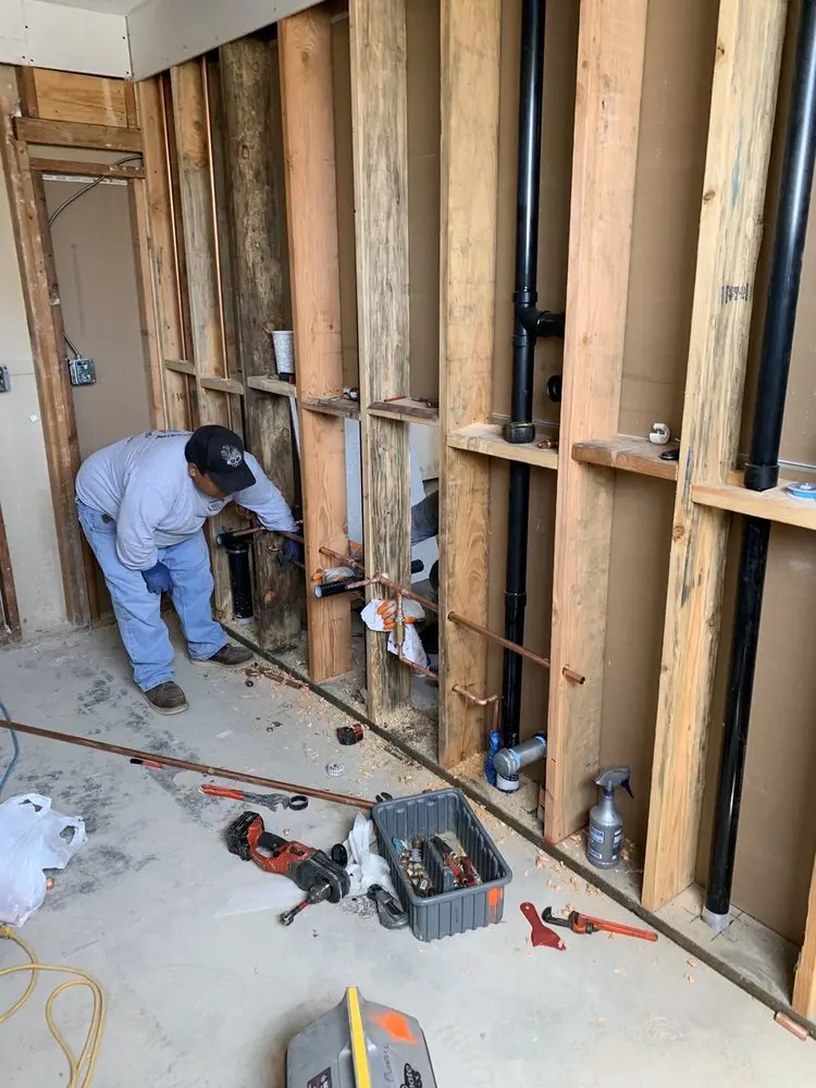 Commercial rough-in plumbing for Commercial Plumbing in Brookland